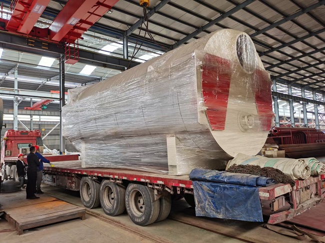 7MW WNS系列黑龍江牧場燃?xì)鉄崴仩t項目