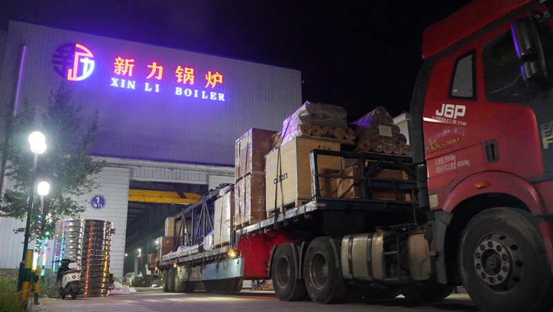 凌晨1點(diǎn)，新力鍋爐的燈還亮著——為客戶發(fā)出一臺25噸生物質(zhì)鍋爐